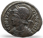 LaZooRo: Rim - AE Folis Konstantina I (306-337 AD), CONSTANTINOPOLIS