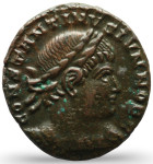LaZooRo: Rim - AE Follis Konstantina II (317 - 340 AD), dva vojaka