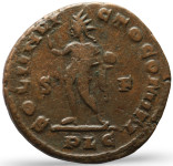 LaZooRo: Rim - AE Follis Konstantina Velikega (306 - 337 AD), Sol, C2