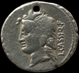 LaZooRo: Rim - AR Denarius L.Cassius Q.f.Longin (78 pr.n.št.), Libera