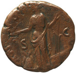 LaZooRo: Rimsko cesarstvo - AE As Hadrijana (117-138 AD), Annona