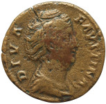 LaZooRo: Rimsko cesarstvo - AE Faustine Major (+141 AD), Aeternitas