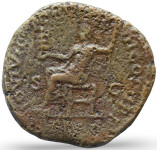 LaZooRo: Rimsko cesarstvo - AE Sestercij Komoda (177-192 n. š.), Jupit
