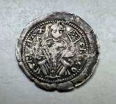 SEBRNIK oglejski Patriarhat Gregor Montelonški denarij 1268 (otaku)