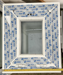 KIP OKNO ZA KONTEJNERJE, BELA BARVA, SATINATO STEKLO