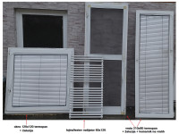 Prodam AJM okno 120x120, vrata 210x80, lestev radiator 60x120
