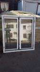 prodam aluminjasto dvokrilno okno dimenzij 127x137 cm