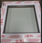 PVC okno 80x80cm, levo odpiranje, trojna zasteklitev