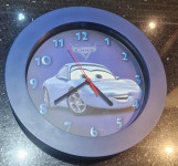 Otroška stenska ura Cars z motivom Sally Carrera