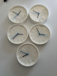 stenske ure - 5 enakih