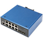 Industrijsko gigabitno ethernetno stikalo Digitus 8+2P, upravljano L2