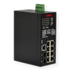 Industrijsko gigabitno stikalo ROLINE, 10 vrat, PoE+, pametno upravlja