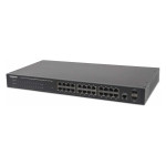 INTELLINET 24-portno PoE gigabitno stikalo z spletnim upravljanjem, 2