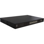 Stikalo 16x FE FGP-2031 2xGE 2xGSFP 19" 270W 16xPoE+