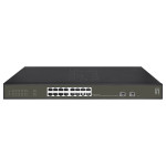 Stikalo 16x GE GES-2118P 2xGSFP 19" 230W 16xPoE+