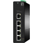 Stikalo 5x GE IGS-2105P 4xPoE izhodi črne barve