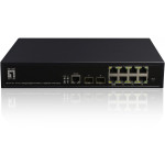 Stikalo 8x GE GEP-1061 2x GSFP 19" 180W 8x PoE+