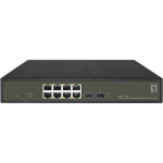 Stikalo 8x GE GES-2110P 2xGSFP 19" 130W 8xPoE+
