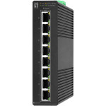 Stikalo 8x GE IGS-2108P 8xPoE izhodi črne barve