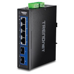 Trendnet TI-G5062 industrijsko stikalo za DIN letev, 6 vrat, 2,5G z 10