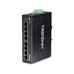 TRENDnet TI-G80 8-portni utrjen industrijski Gigabit DIN-rail stikalo