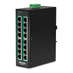 TRENDnet TI-PG160 Industrijsko stikalo PoE+ 16-portno Gigabit