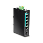 TRENDnet TI-PG541 industrijsko stikalo 5-portno Gigabit Unmanaged L2 P
