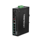 TRENDnet TI-PG62 6-portni gigabitni stikalo PoE+ za DIN letev, industr