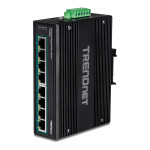 Trendnet TI-PG80B 8-Port PoE+ industrijsko gigabitno stikalo za DIN le
