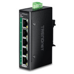 TRENDnet TI-PGLC50 5-portni gigabitni PoE+ industrijski mini stikalo z