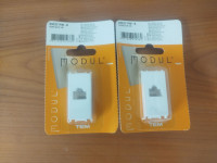 TEM vtičnica RJ45 Modul, Cat.5e, 1M, bela