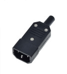 Vtičnica 3 PIN IEC za na kabel moški