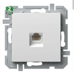 Vtičnica TEL LOGIQ KS RJ11 6/4 PW XO