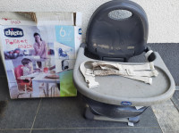 Chicco prenosni stolček Pocket Snack dark grey