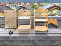 Trip-trap nastavljiv lesen stolček
