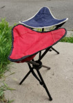Zložljivi trinožni stolček za kampiranje