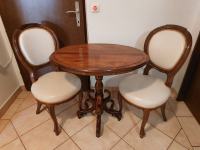 Neobaročna miza, neobaročni stol, star stol, miza, starinska stola