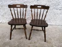 Retro vintage leseni stol