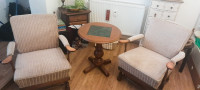 Starinski fotelj (2 kom) in mizica