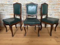 Trije originalni starinski stoli – pozni rokoko (18. stoletje)