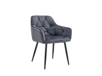 Kuhinjski stol ADO 2 velvet siva