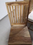 Leseni masivni stol - jedilnica