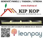 SENDVIČ STREŠNA KRITINA 5G Z IZOLACIJO 3 cm www.kipkopshop.si