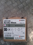 Wurth lesni vijaki 8x160/80 - torx