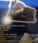 Magnetni prtljažnik za dva para smuči