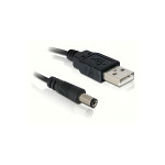 Delock - Napajalni kabel - GS vtičnica 5,4 mm na USB - 1 m
