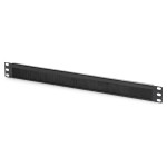 DIGITUS kabelska krtačna letev 1U odprtina 24x423 mm črna