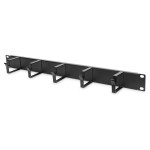 DIGITUS patch panel 1U 5x obročki 40x60mm črne barve