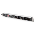 DIGITUS PDU 1U 5x Schuko 16A izhodi 230V/16A črne barve
