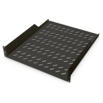DIGITUS polica 2U 88x482x552mm do 25KG črna